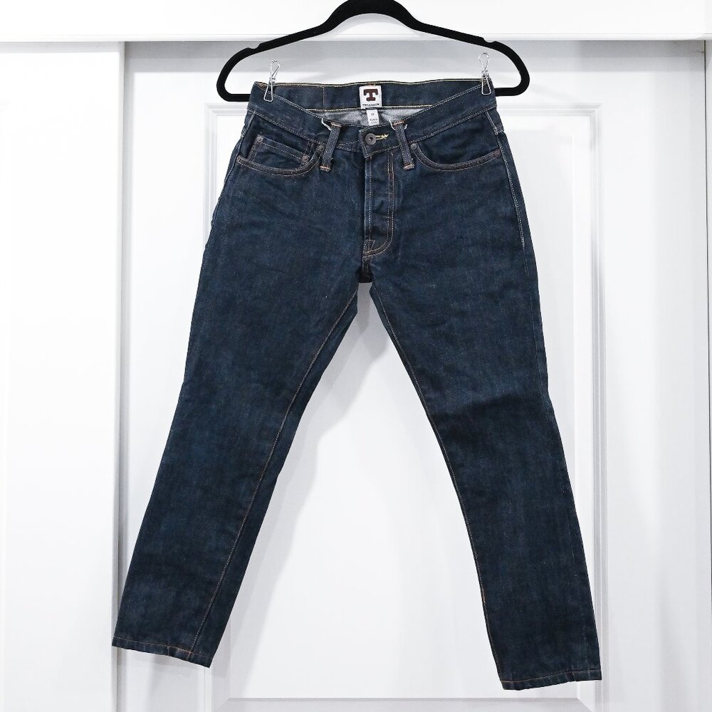 Tellason Mens Size 28x25 Gustave Slim Tapered Jean